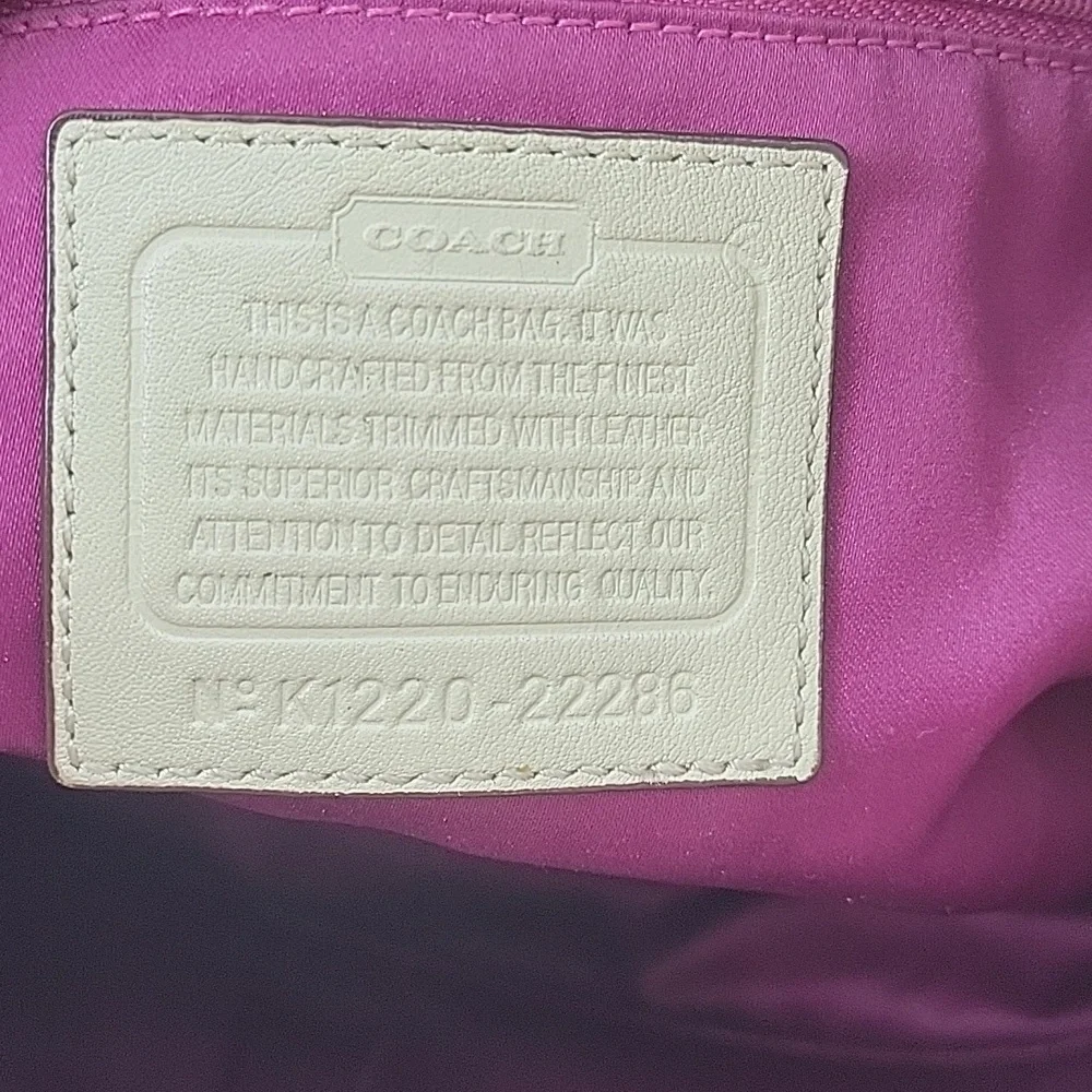 Coach Multicolor Signature Tote and Wallet Set - Picture 8 of 16